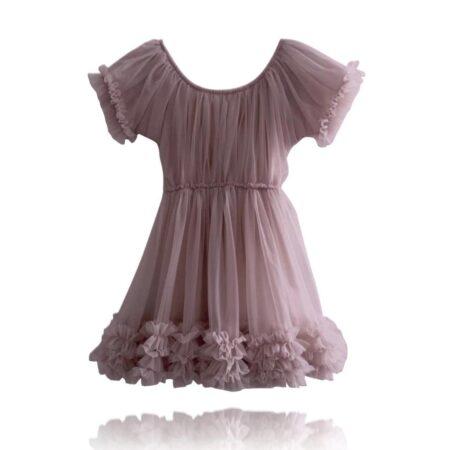 DOLLY Frilly kleit tumelilla