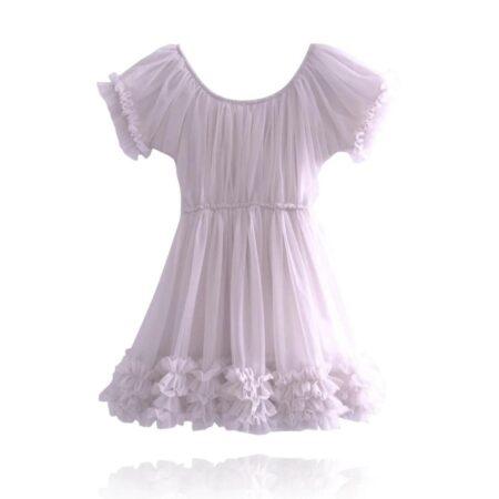 DOLLY Frilly kleit helelilla
