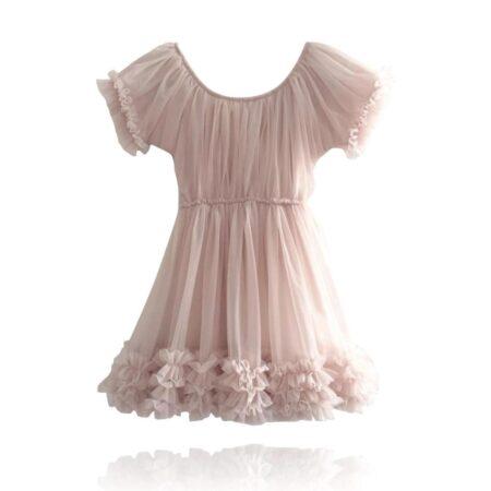 DOLLY Frilly kleit heleroosa